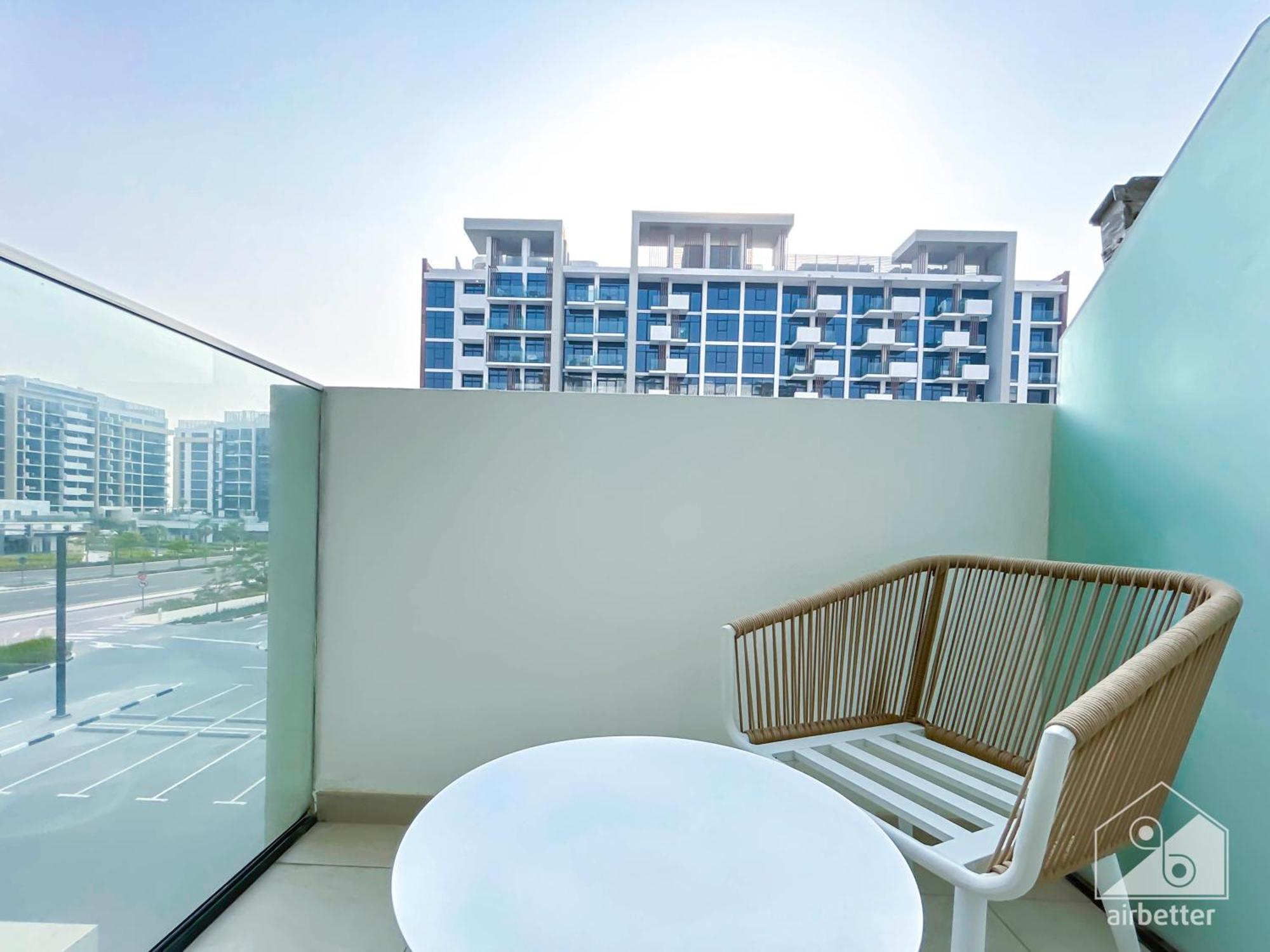 Ferienwohnung Deluxe Studio With Balcony At Aziz Riviera Dubai Exterior foto