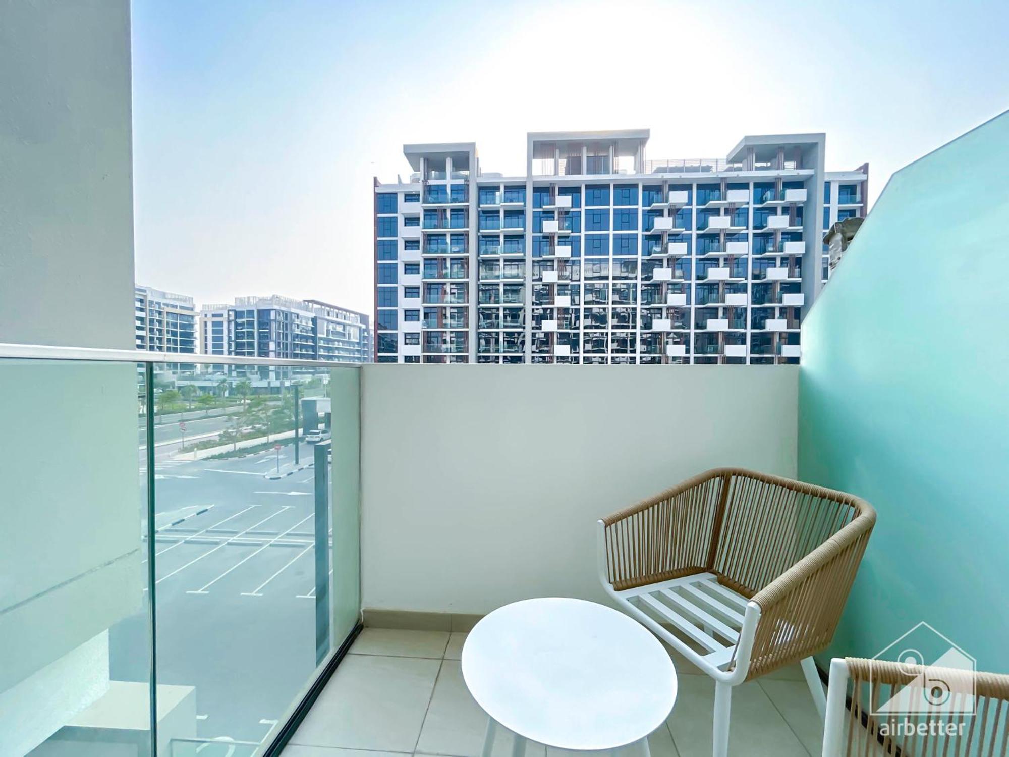 Ferienwohnung Deluxe Studio With Balcony At Aziz Riviera Dubai Exterior foto